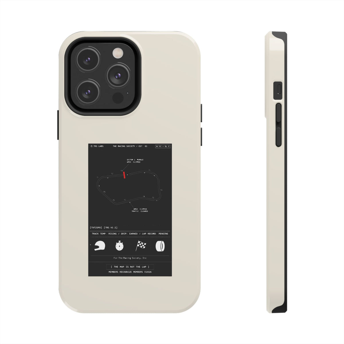 The Map Is Not The Lap — iPhone Tough Case