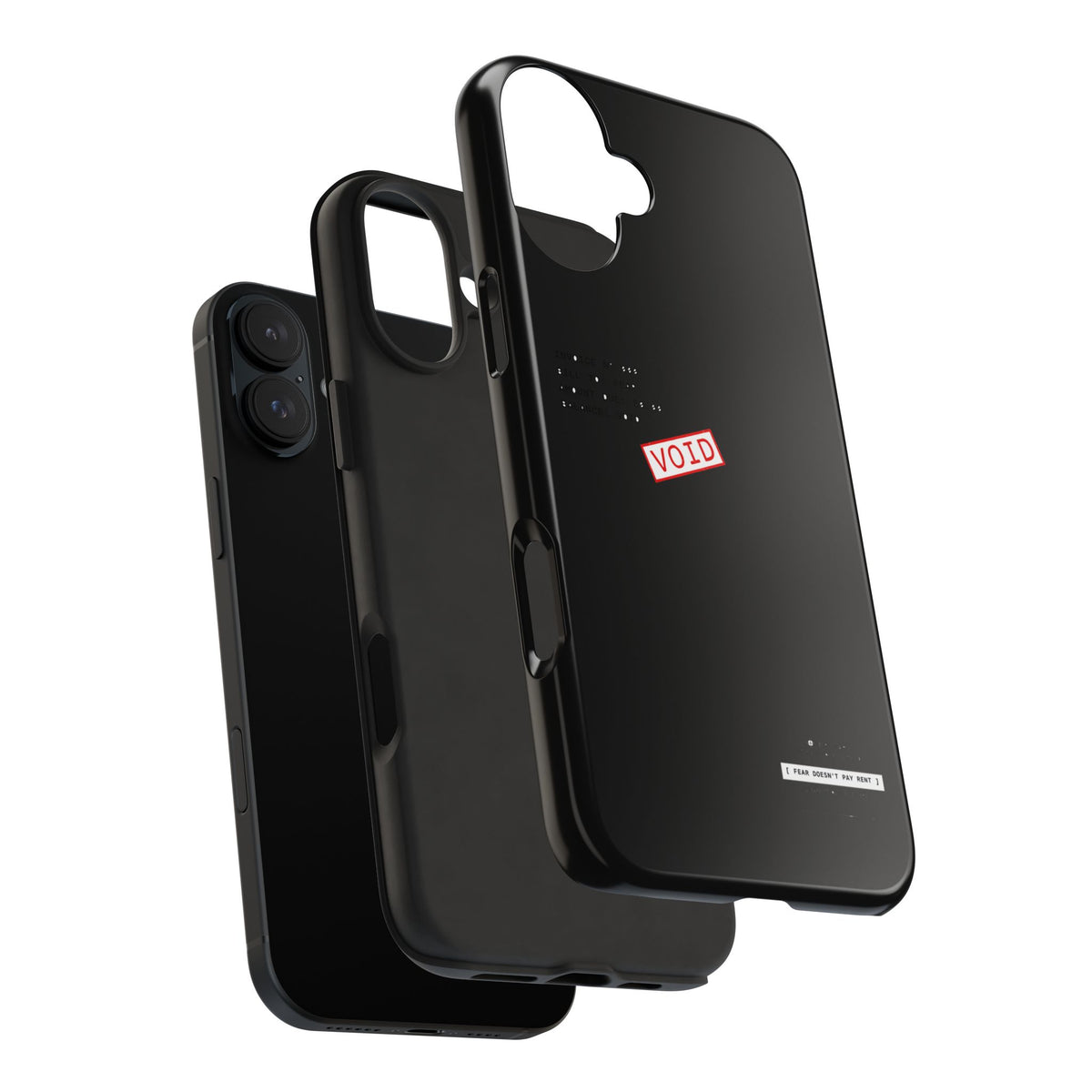 Fear Doesn't Pay Rent — iPhone Tough Case