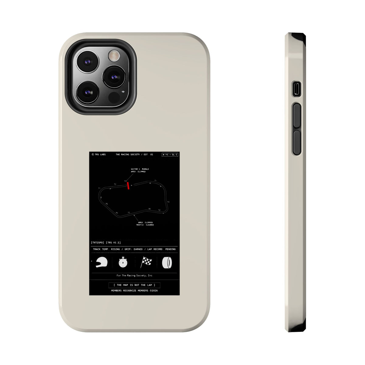 The Map Is Not The Lap — iPhone Tough Case