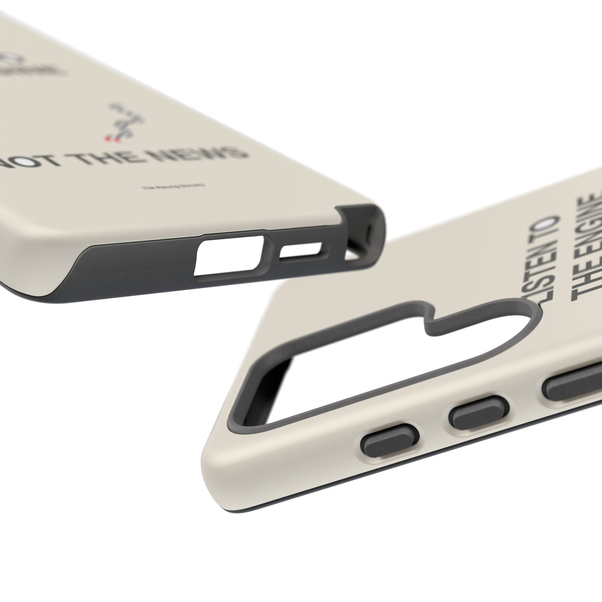 Listen To The Engine, Not The News — Samsung Galaxy Tough Case