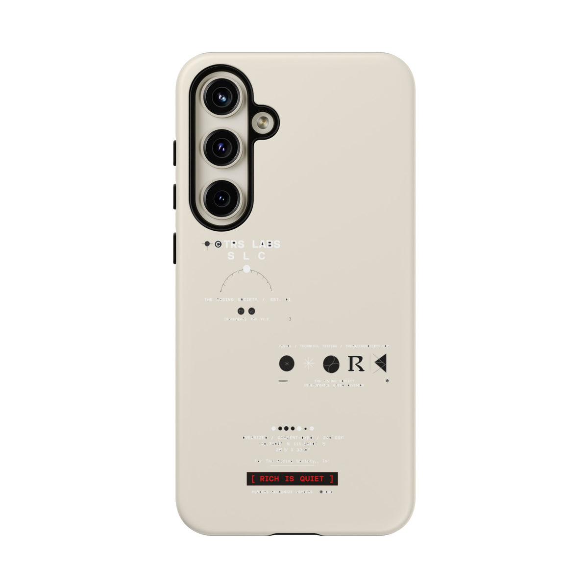 Rich Is Quiet Specimen — Samsung Galaxy Tough Case