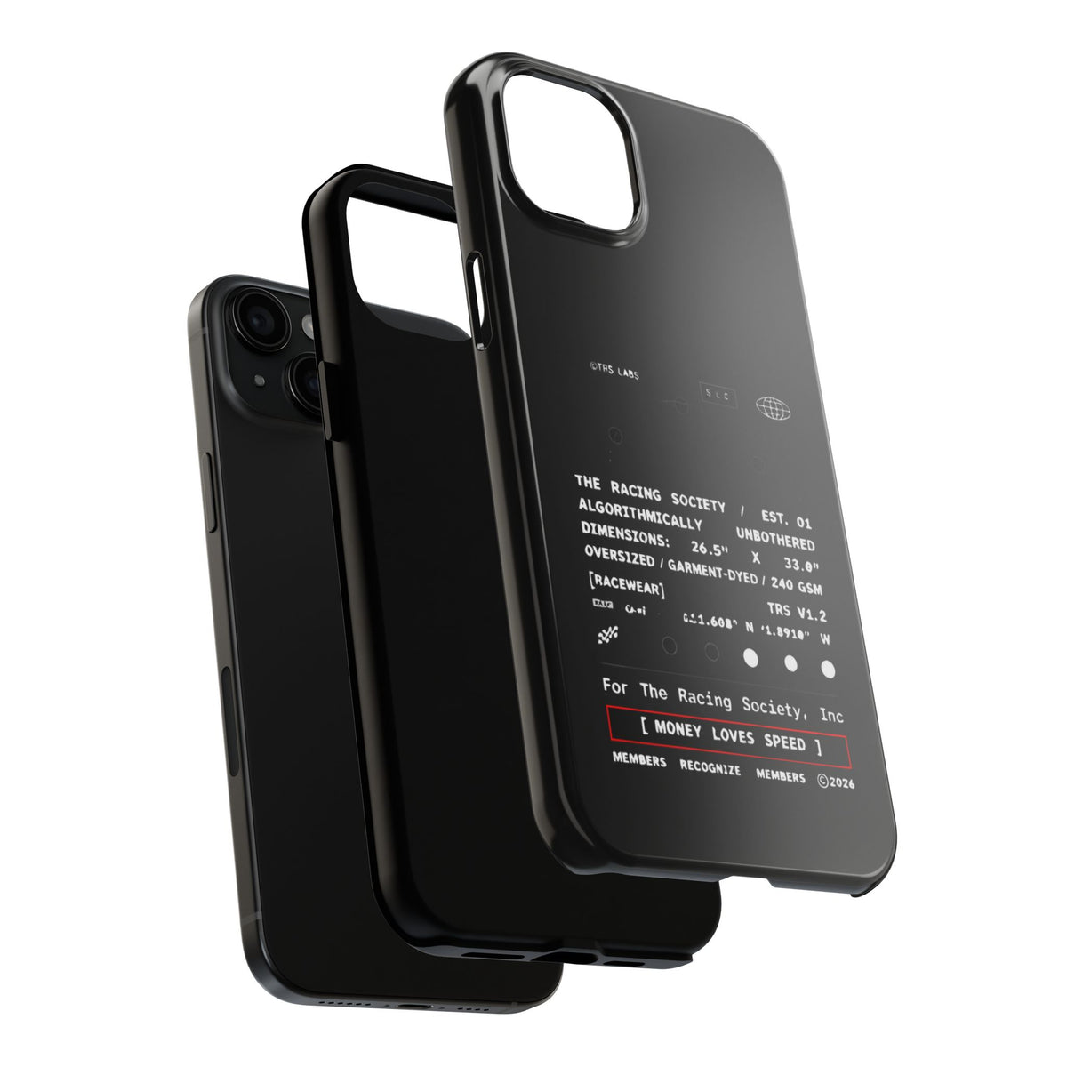 Money Loves Speed Spec — iPhone Tough Case