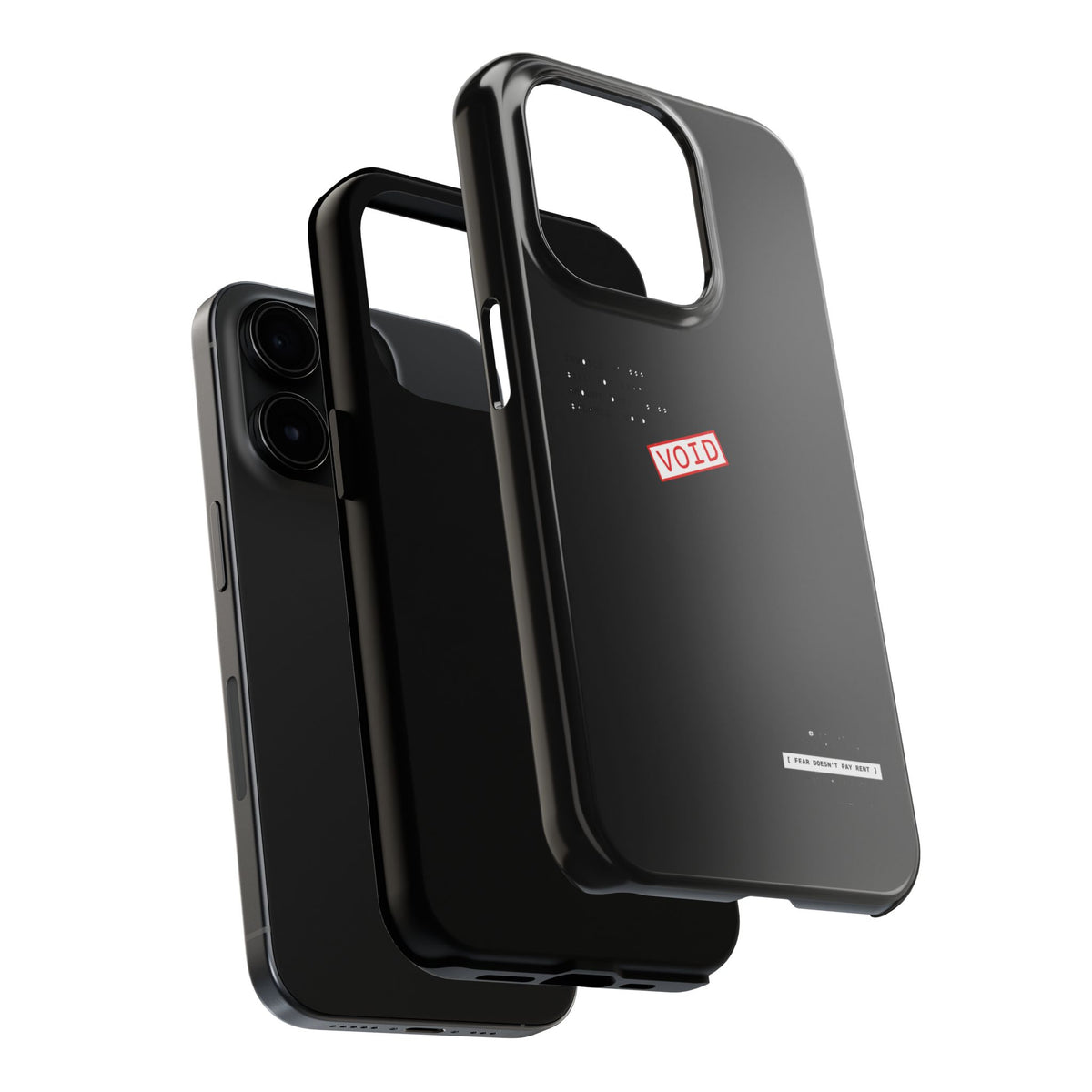 Fear Doesn't Pay Rent — iPhone Tough Case