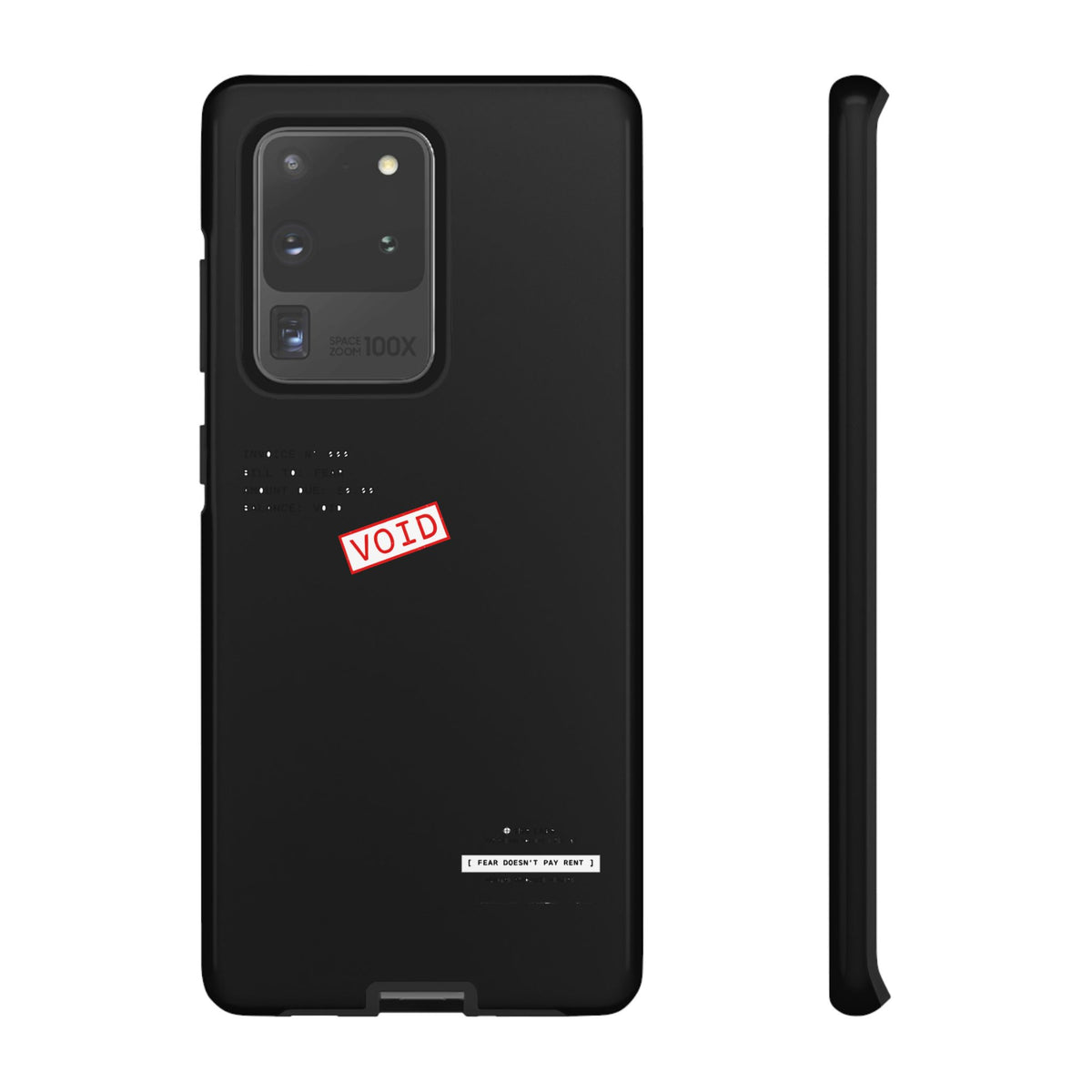 Fear Doesn't Pay Rent — Samsung Galaxy Tough Case