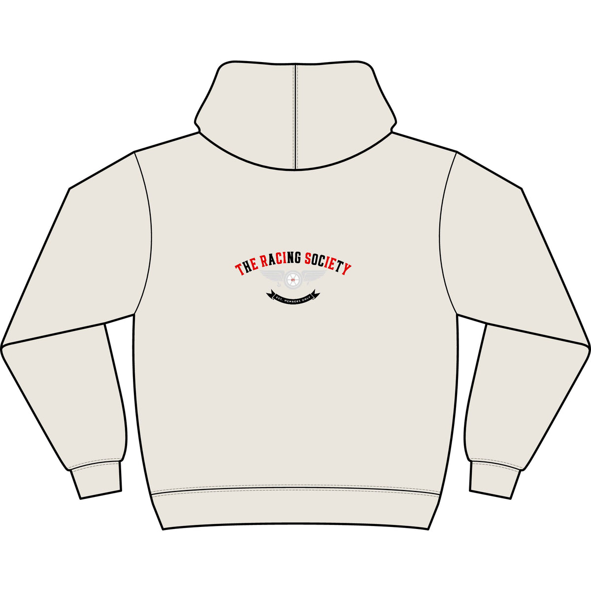Racing Society Crest — Box Hoodie