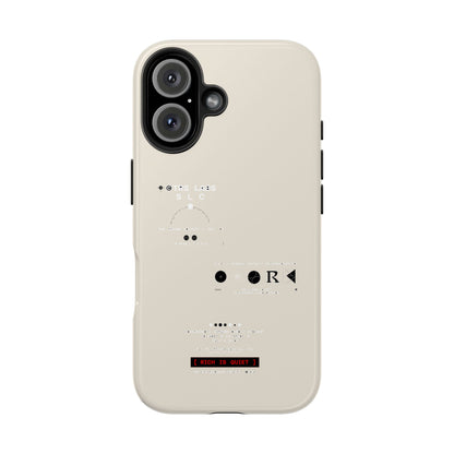 Rich Is Quiet Specimen — iPhone Tough Case