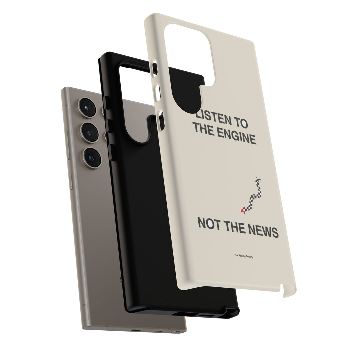 Listen To The Engine, Not The News — Samsung Galaxy Tough Case
