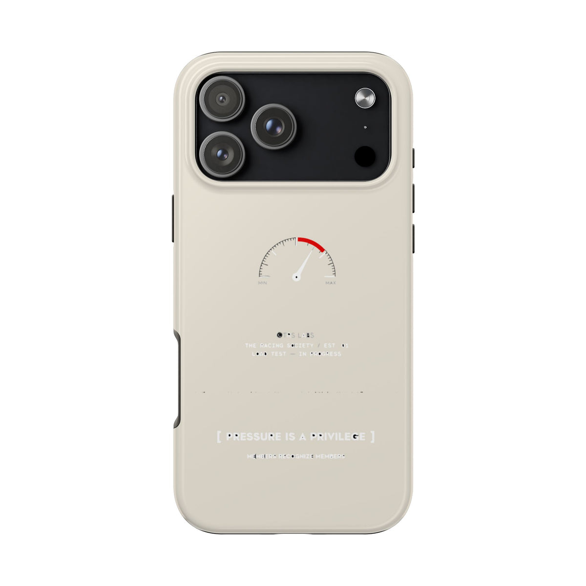 Pressure Is A Privilege — iPhone Tough Case