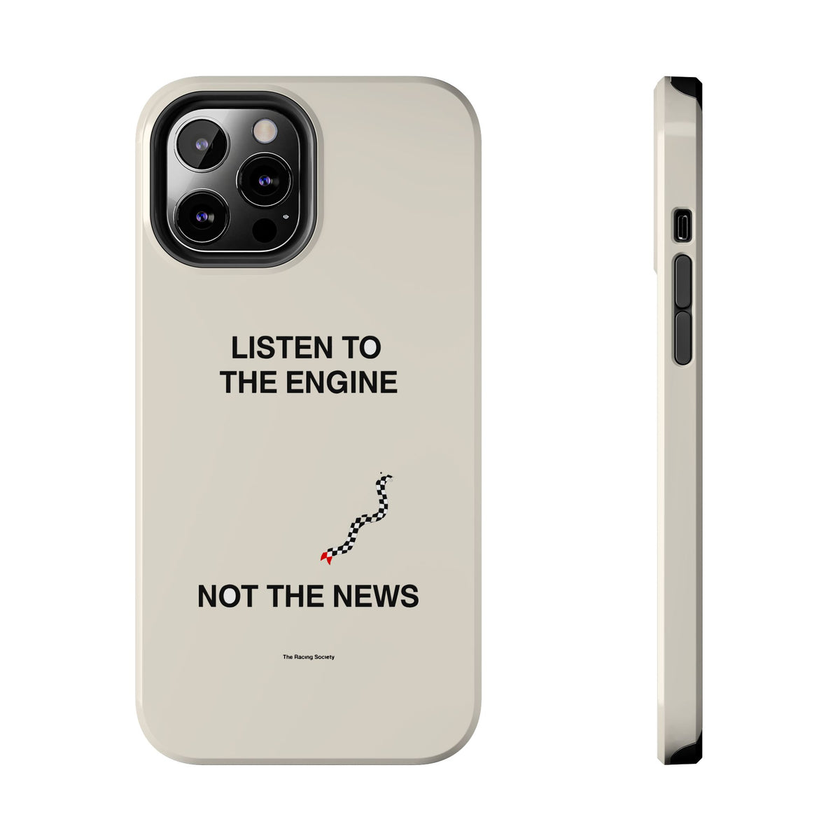 Listen To The Engine, Not The News — iPhone Tough Case