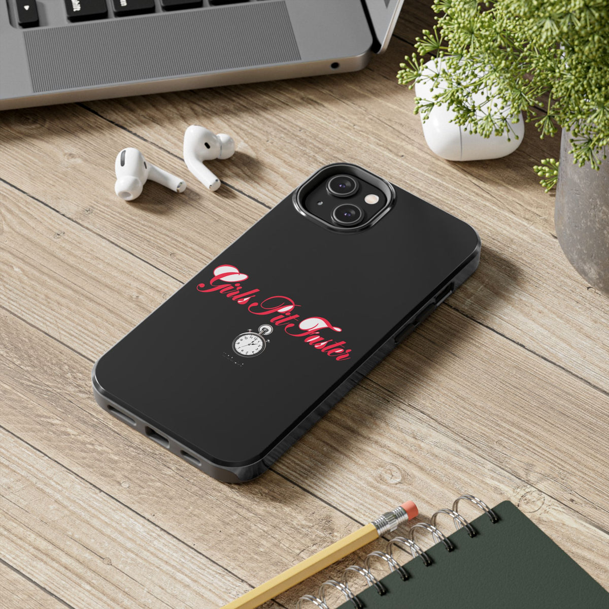 Girls Pit Faster — iPhone Tough Case
