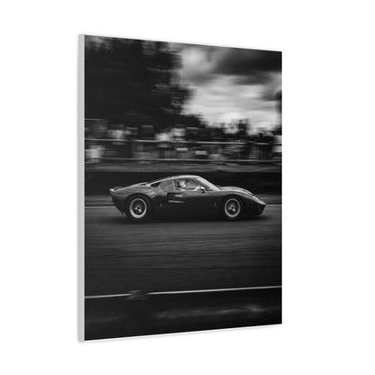 Pan Shot car canvas wall art — canvas in office, The Racing Society