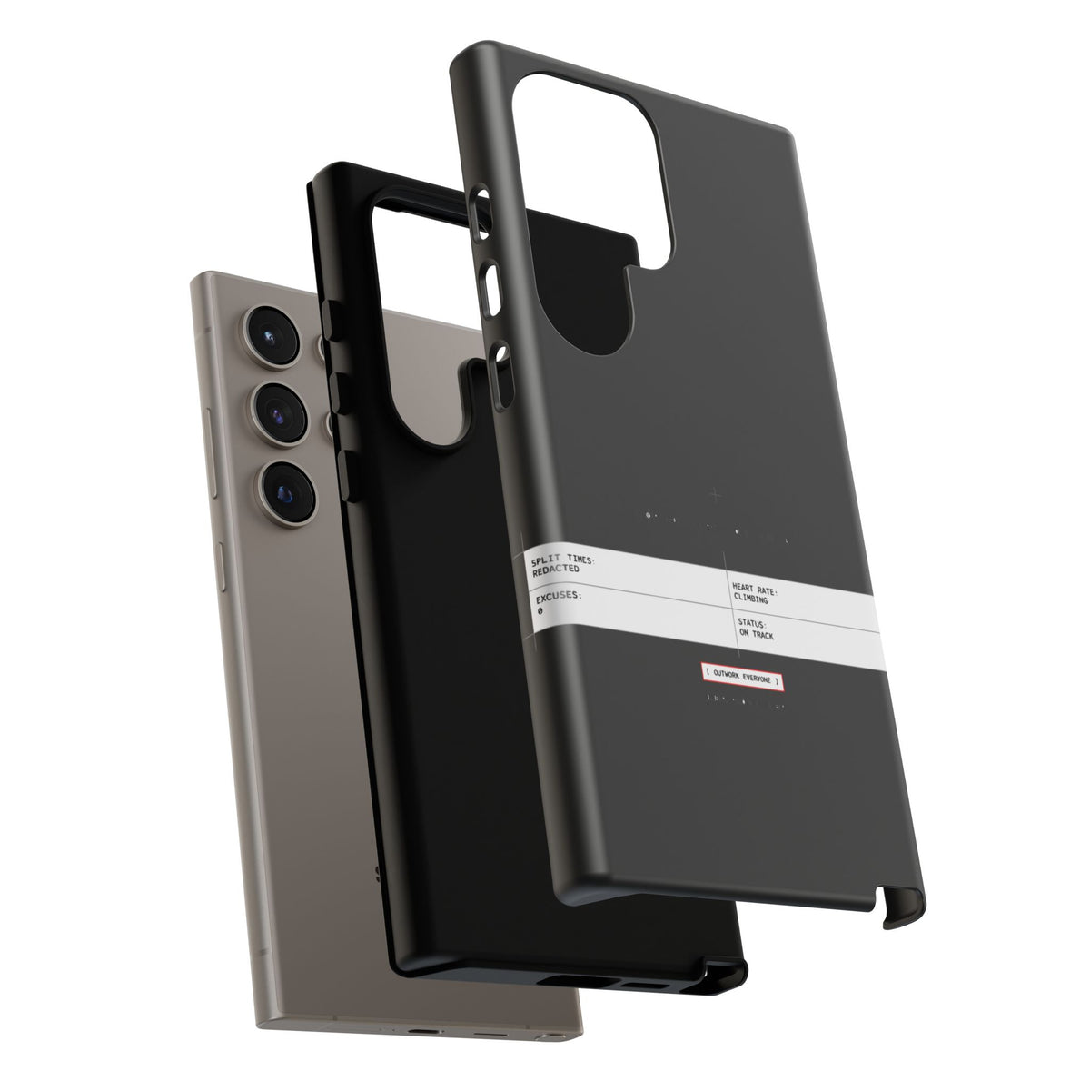 Split Times Redacted — Samsung Galaxy Tough Case