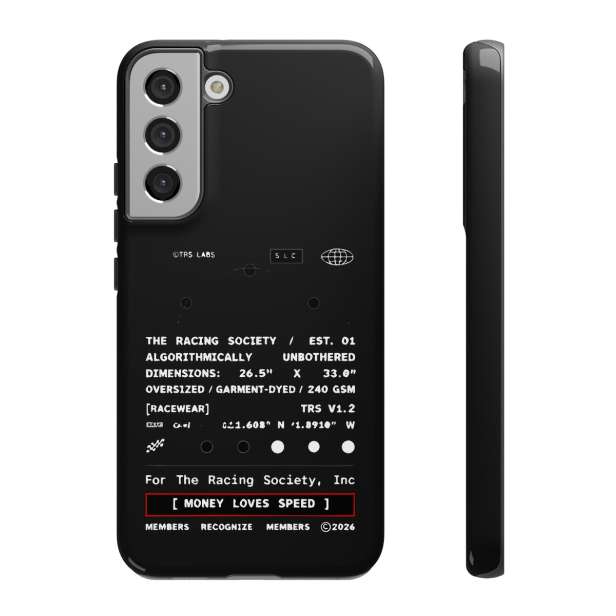 Money Loves Speed Spec — Samsung Galaxy Tough Case