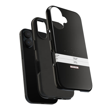 Split Times Redacted — iPhone Tough Case