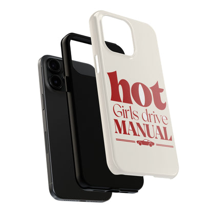 Hot Girls Drive Manual — iPhone Tough Case