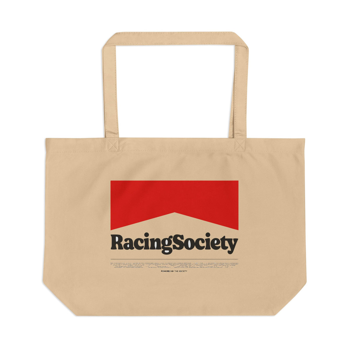Racing Society Box Logo — Large Eco Tote