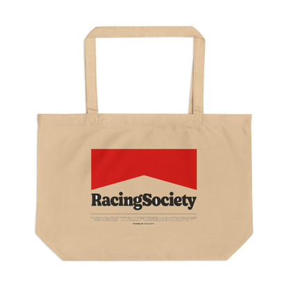Racing Society Box Logo — Large Eco Tote