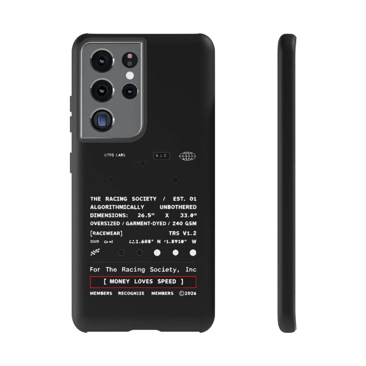 Money Loves Speed Spec — Samsung Galaxy Tough Case