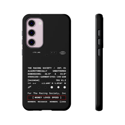 Money Loves Speed Spec — Samsung Galaxy Tough Case