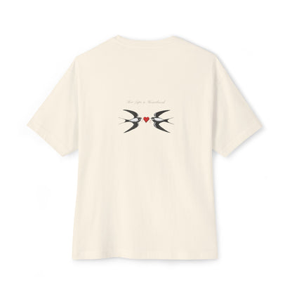 Hot Laps & Heartbreak — Oversized Boxy Tee