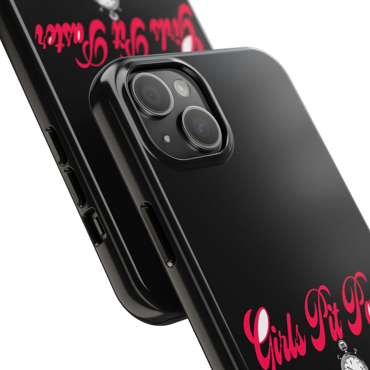 Girls Pit Faster Stopwatch — iPhone Tough Case