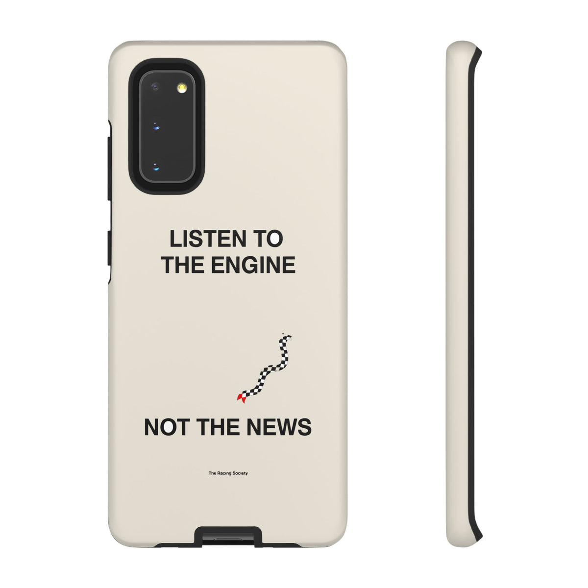Listen To The Engine, Not The News — Samsung Galaxy Tough Case