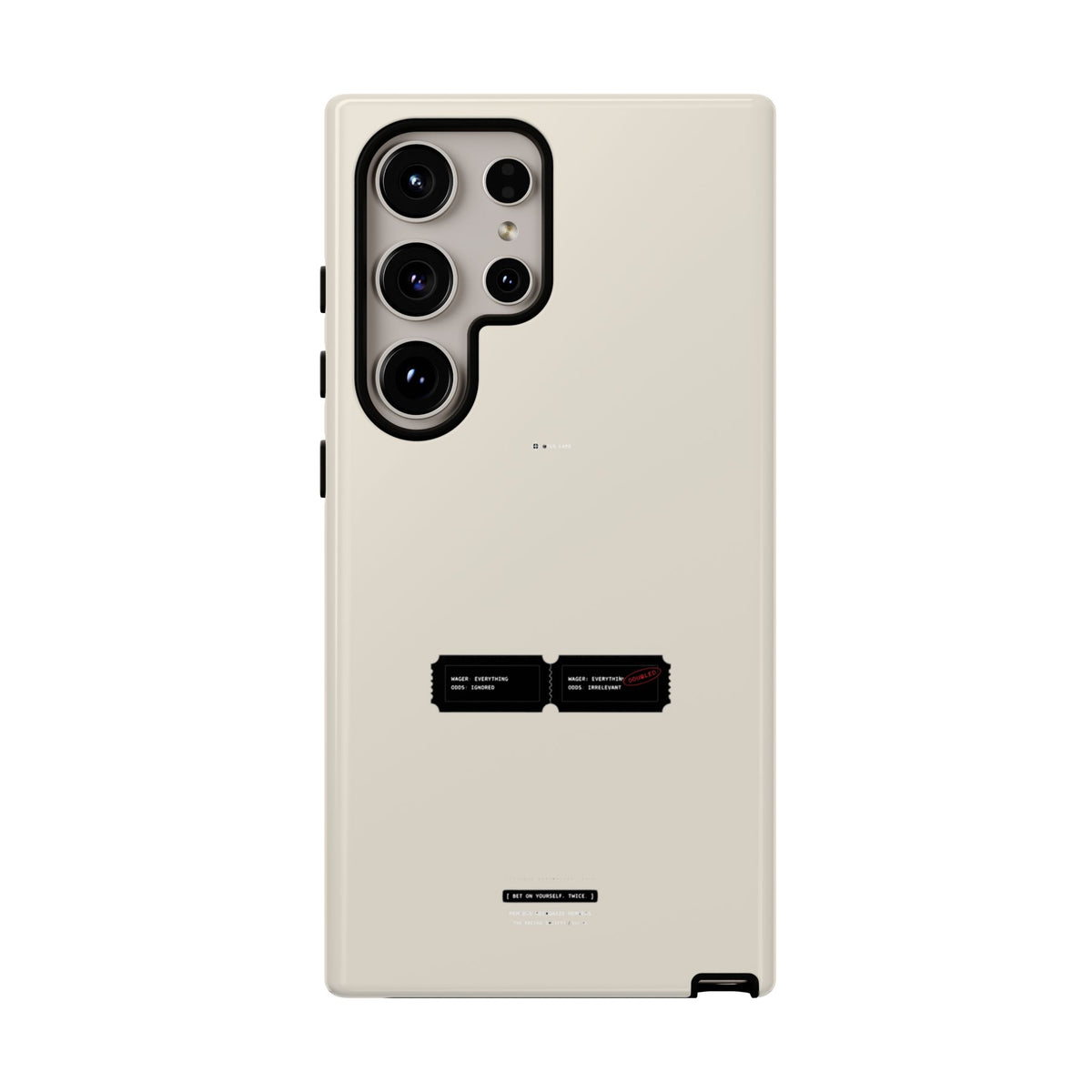 Bet On Yourself. Twice. — Samsung Galaxy Tough Case