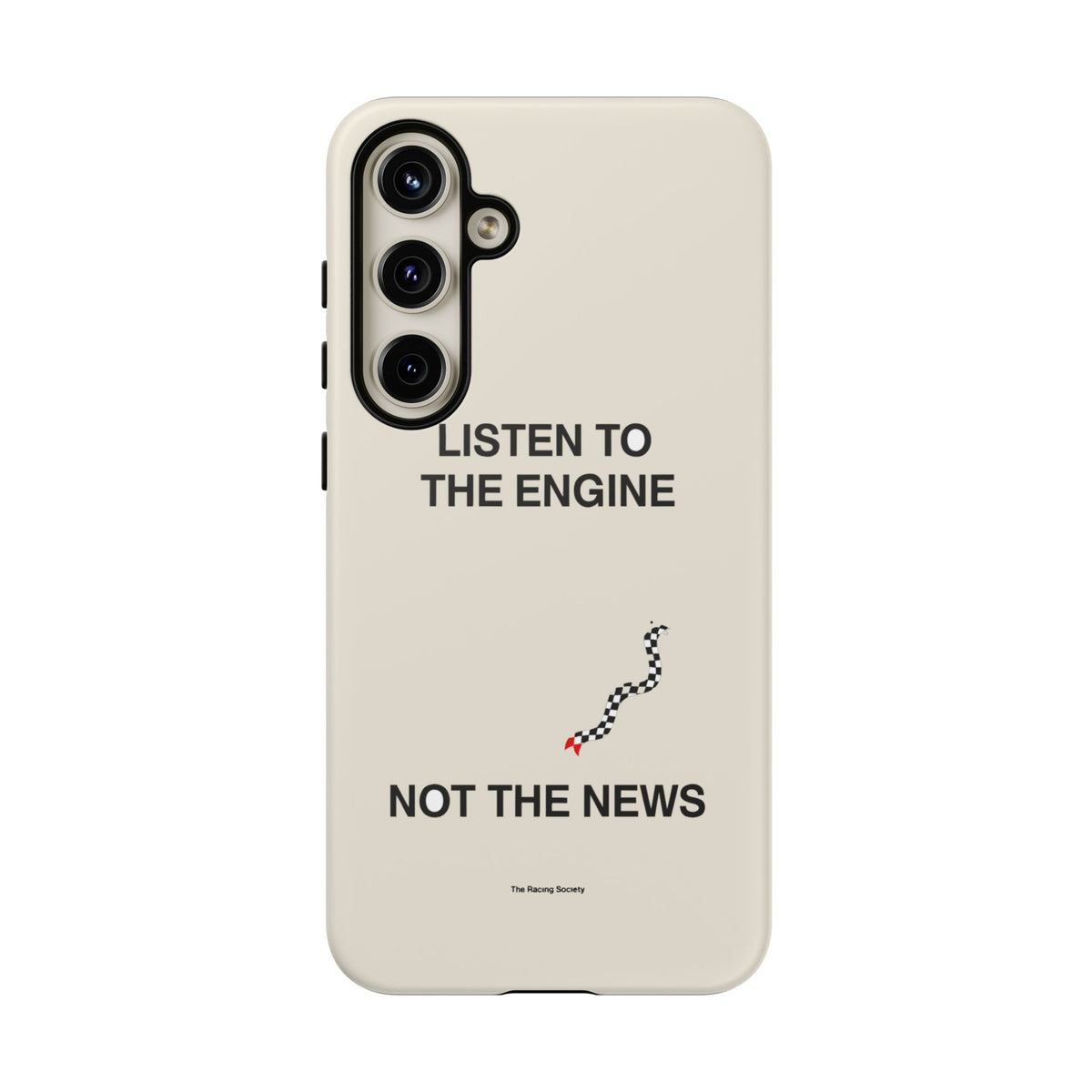 Listen To The Engine, Not The News — Samsung Galaxy Tough Case