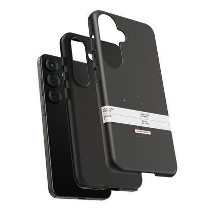 Split Times Redacted — Samsung Galaxy Tough Case