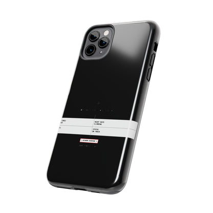Split Times Redacted — iPhone Tough Case