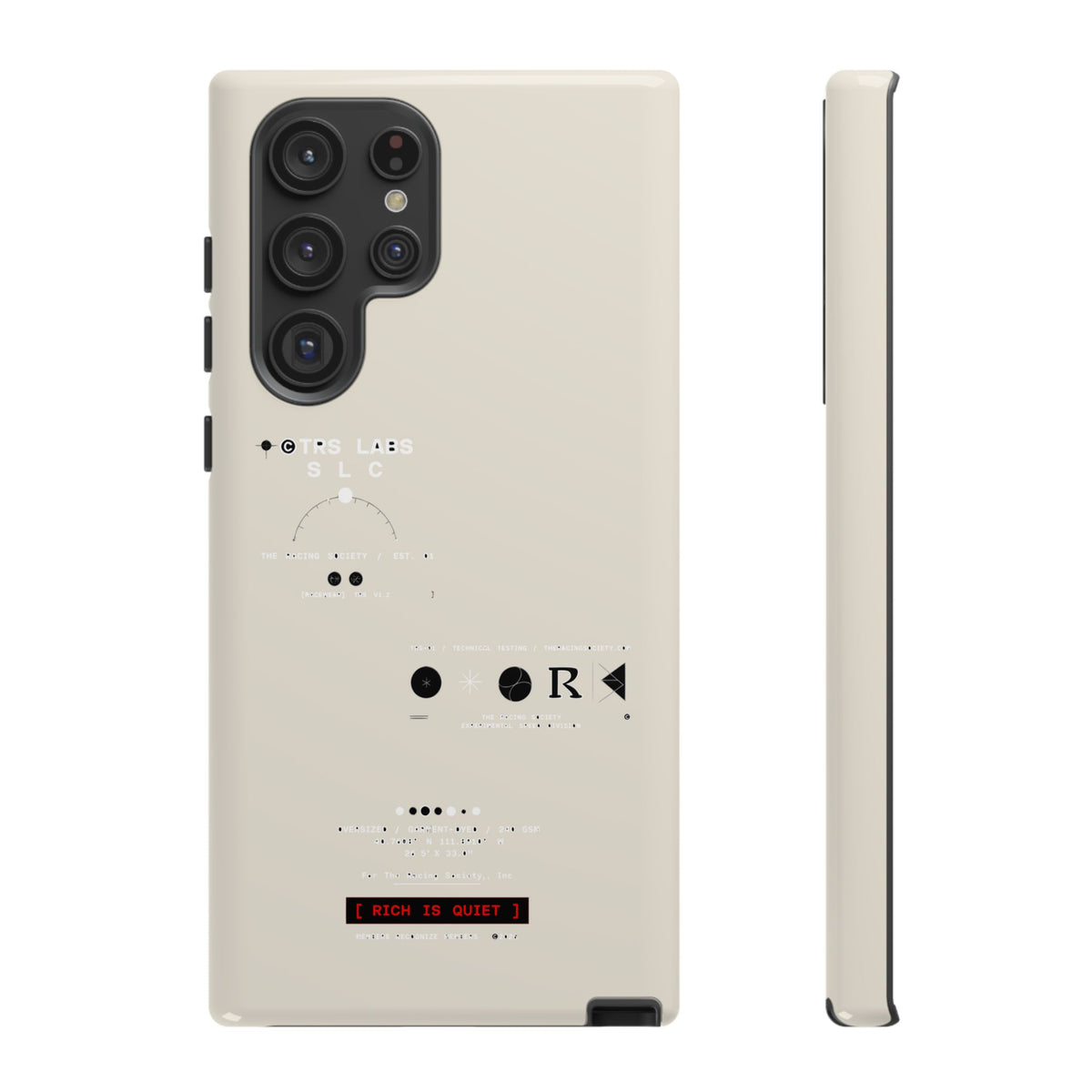 Rich Is Quiet Specimen — Samsung Galaxy Tough Case