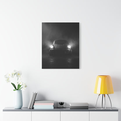 Fog Lights car canvas wall art — canvas close-up, The Racing Society
