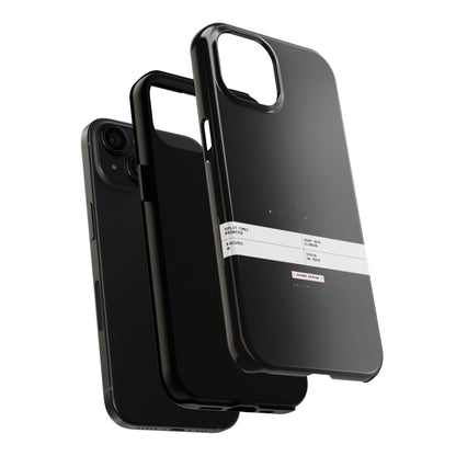 Split Times Redacted — iPhone Tough Case