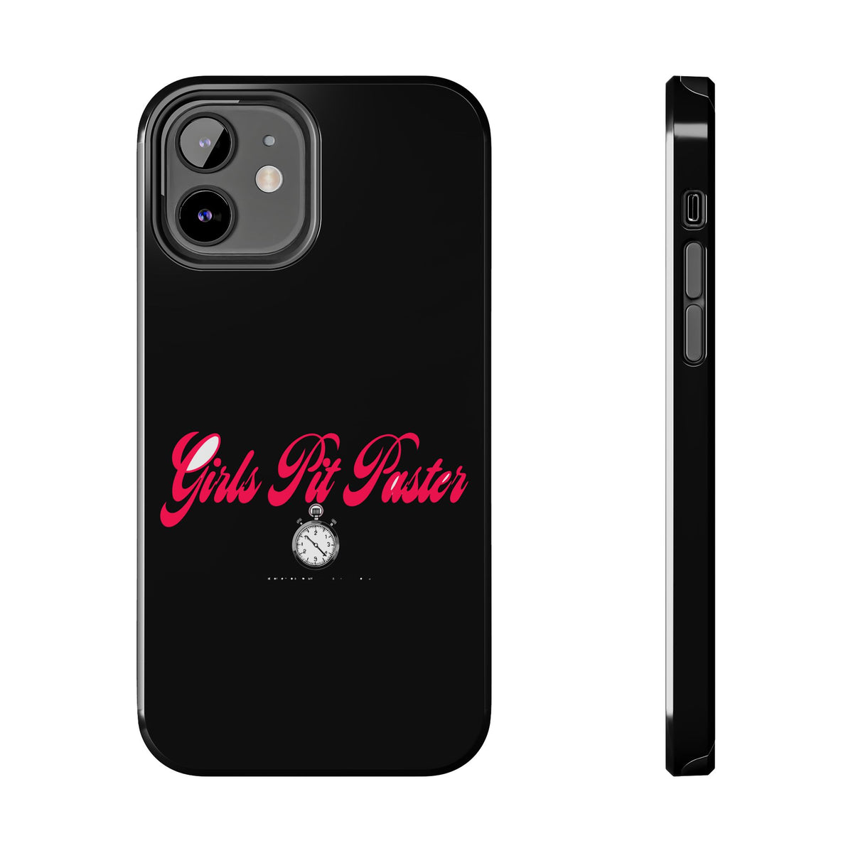 Girls Pit Faster Stopwatch — iPhone Tough Case