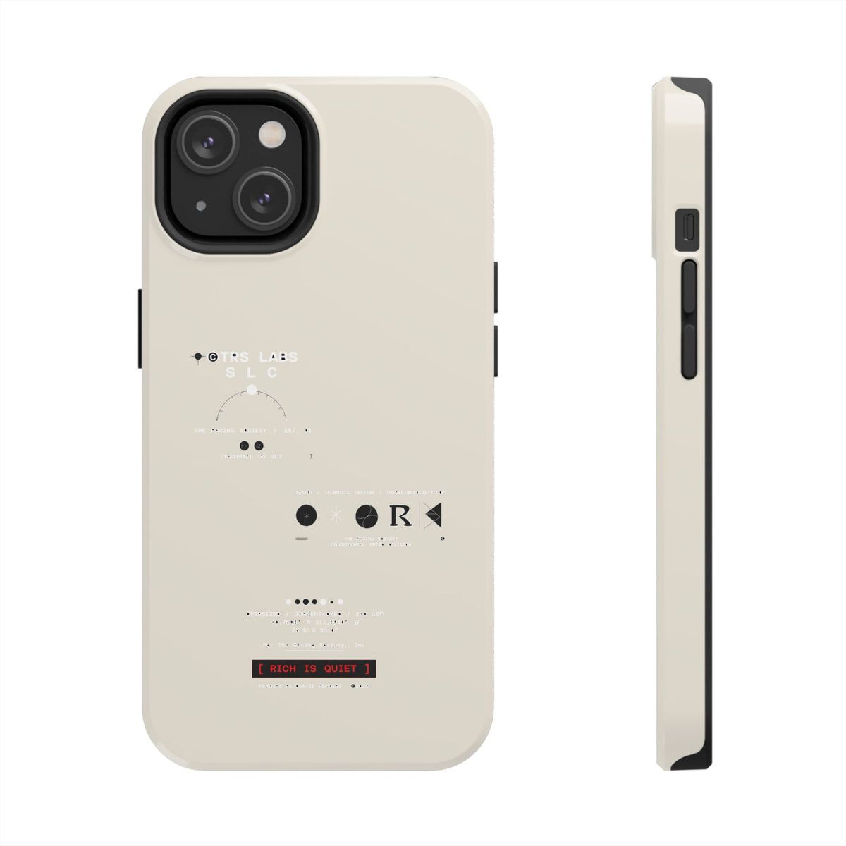 Rich Is Quiet Specimen — iPhone Tough Case