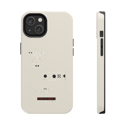 Rich Is Quiet Specimen — iPhone Tough Case