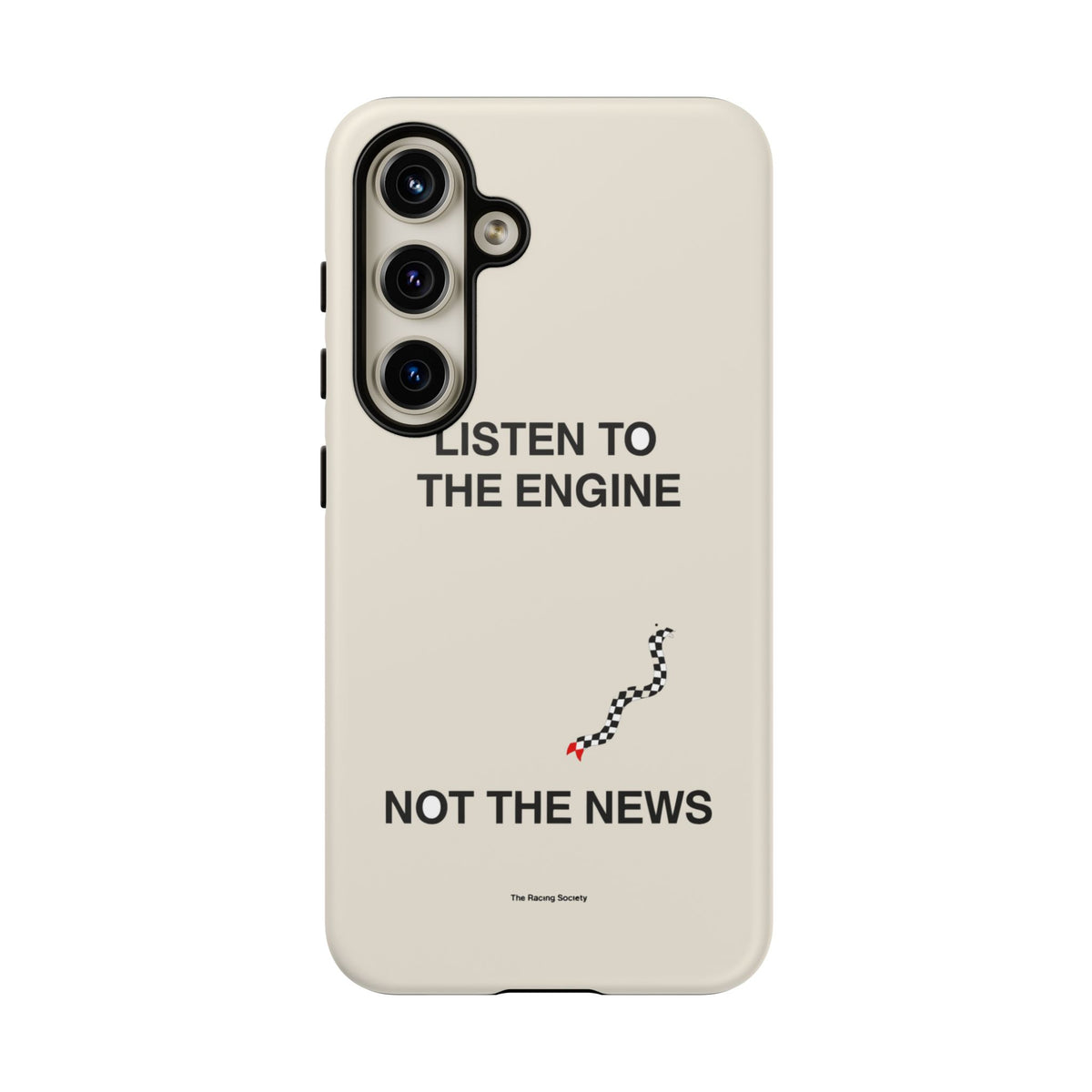 Listen To The Engine, Not The News — Samsung Galaxy Tough Case