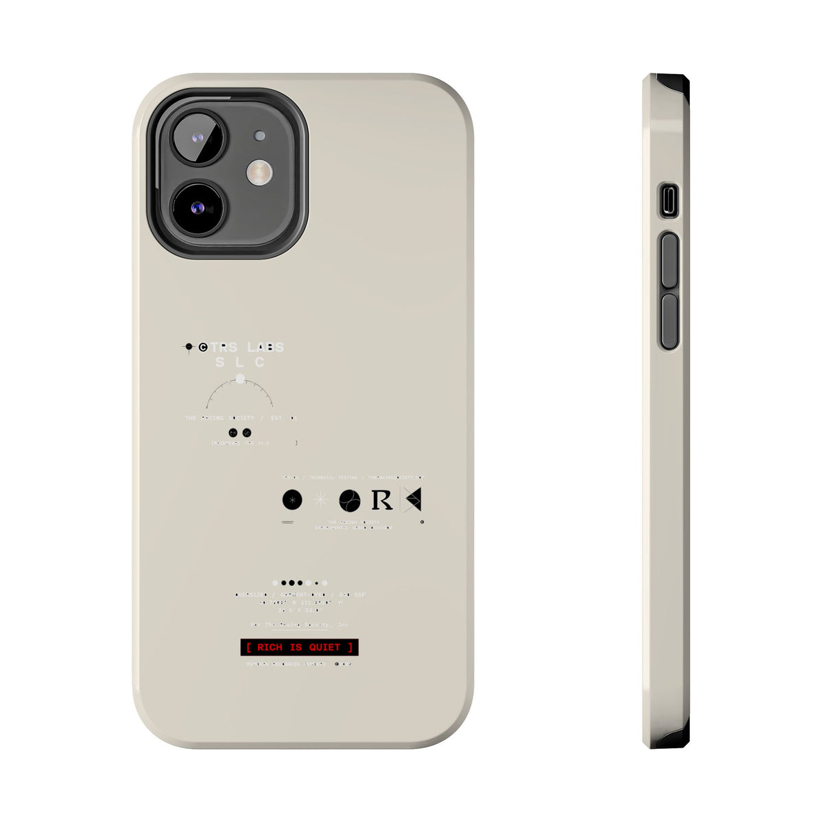 Rich Is Quiet Specimen — iPhone Tough Case