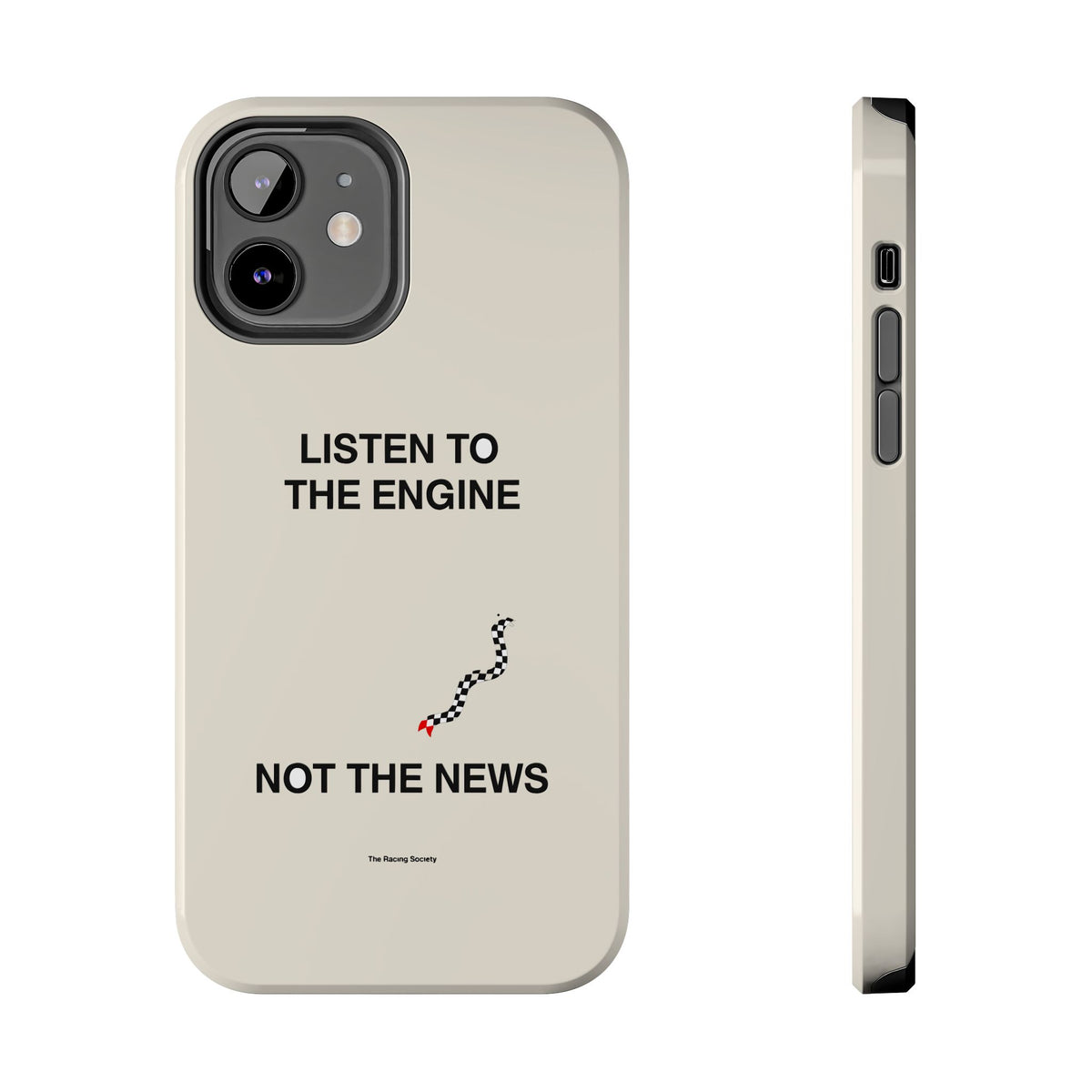 Listen To The Engine, Not The News — iPhone Tough Case