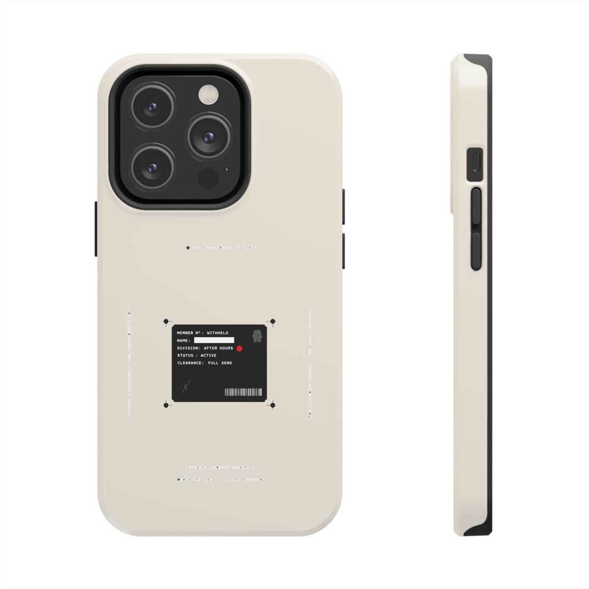 Members Recognize Members — iPhone Tough Case