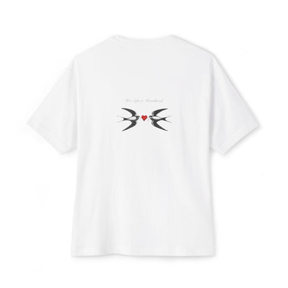 Hot Laps & Heartbreak — Oversized Boxy Tee