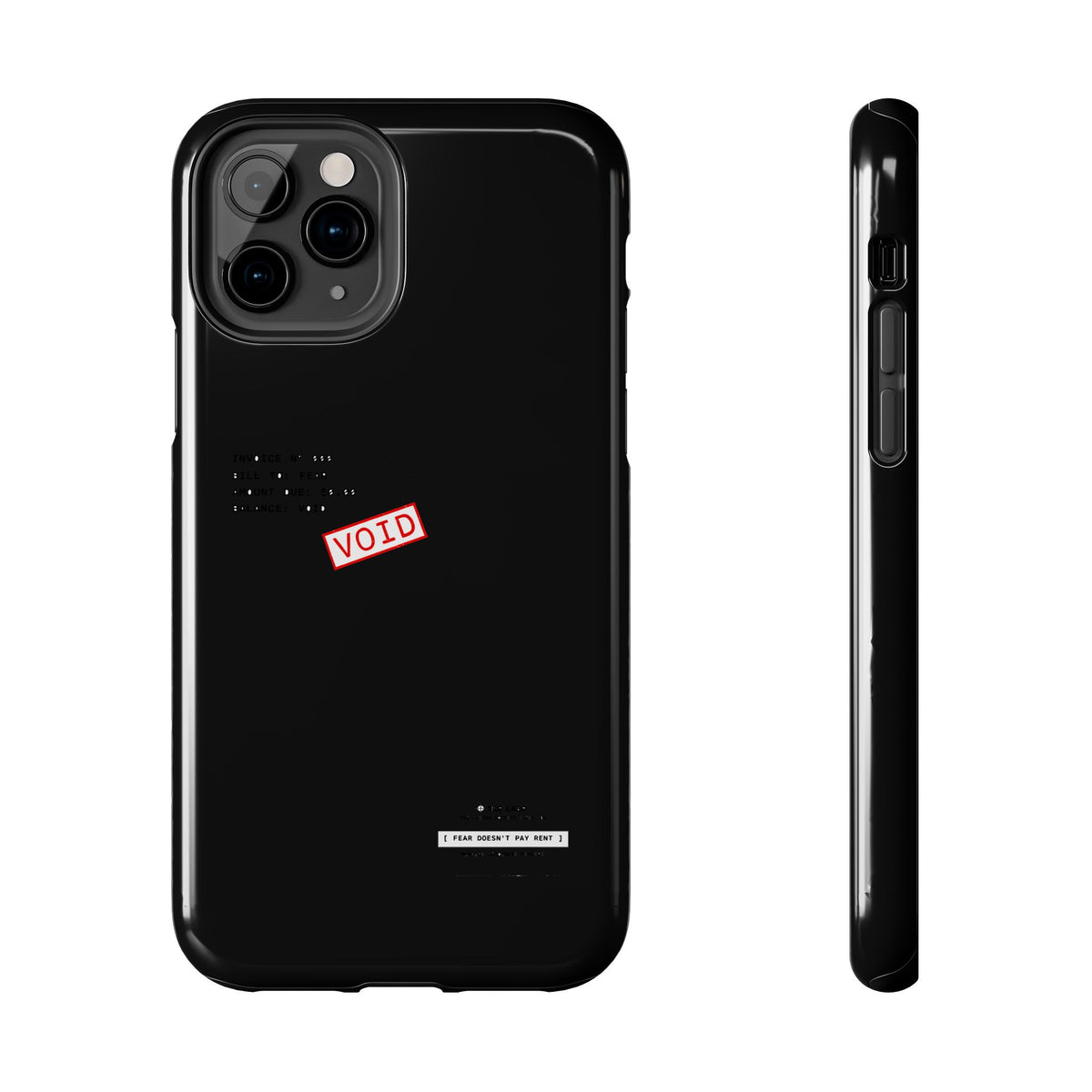 Fear Doesn't Pay Rent — iPhone Tough Case