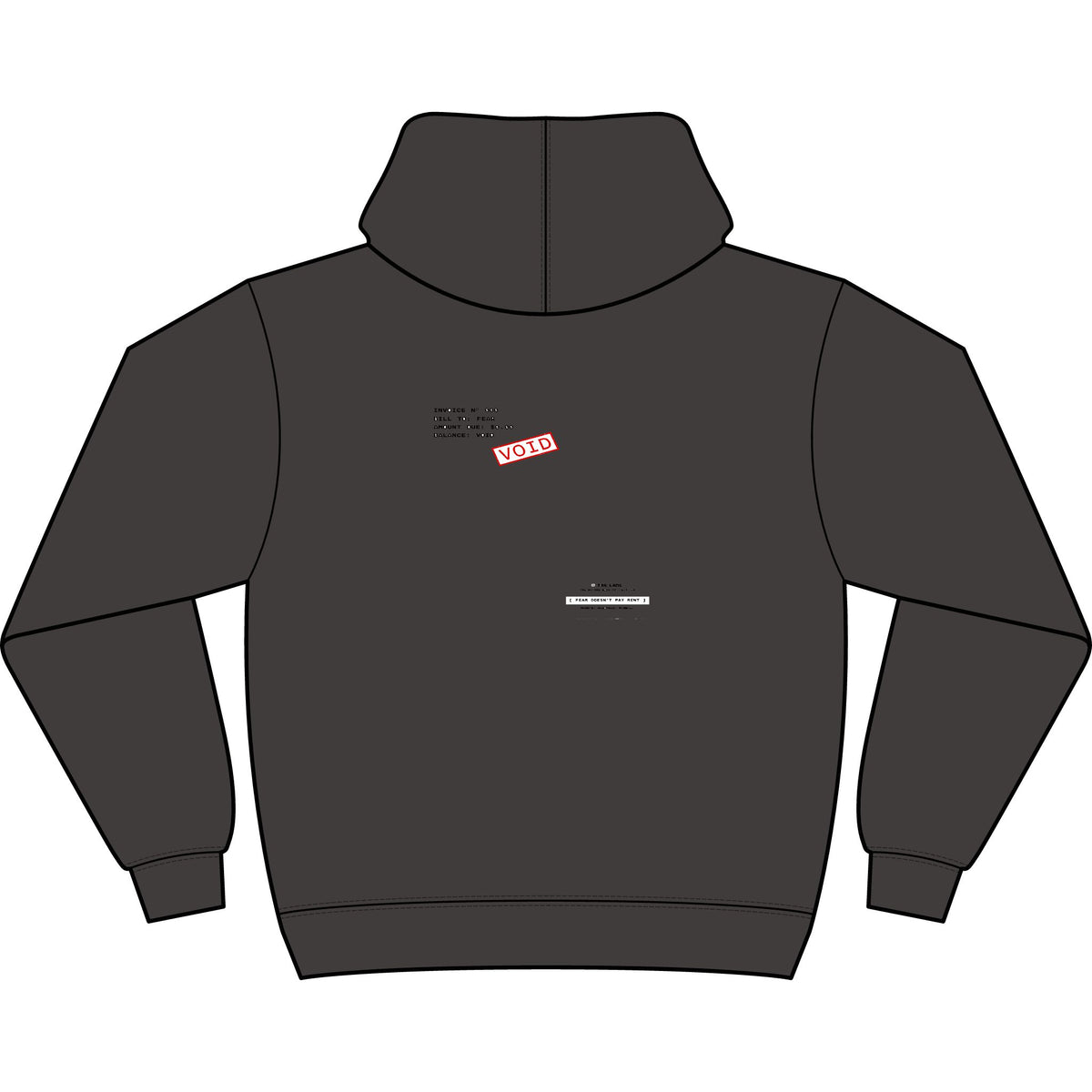 Fear Doesn't Pay Rent — Box Hoodie