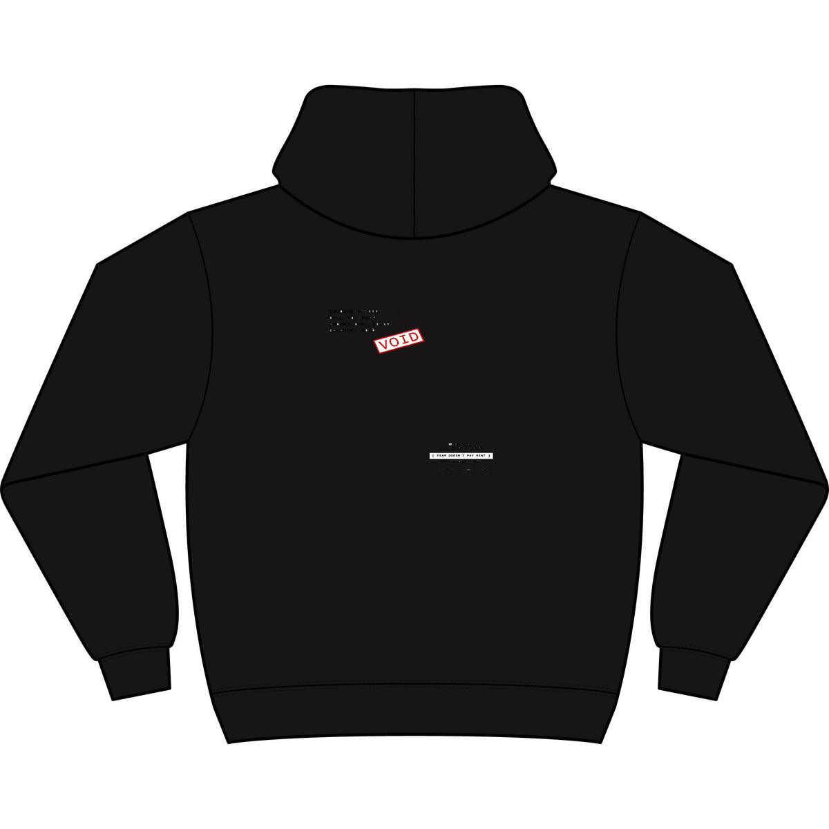 Fear Doesn't Pay Rent — Box Hoodie