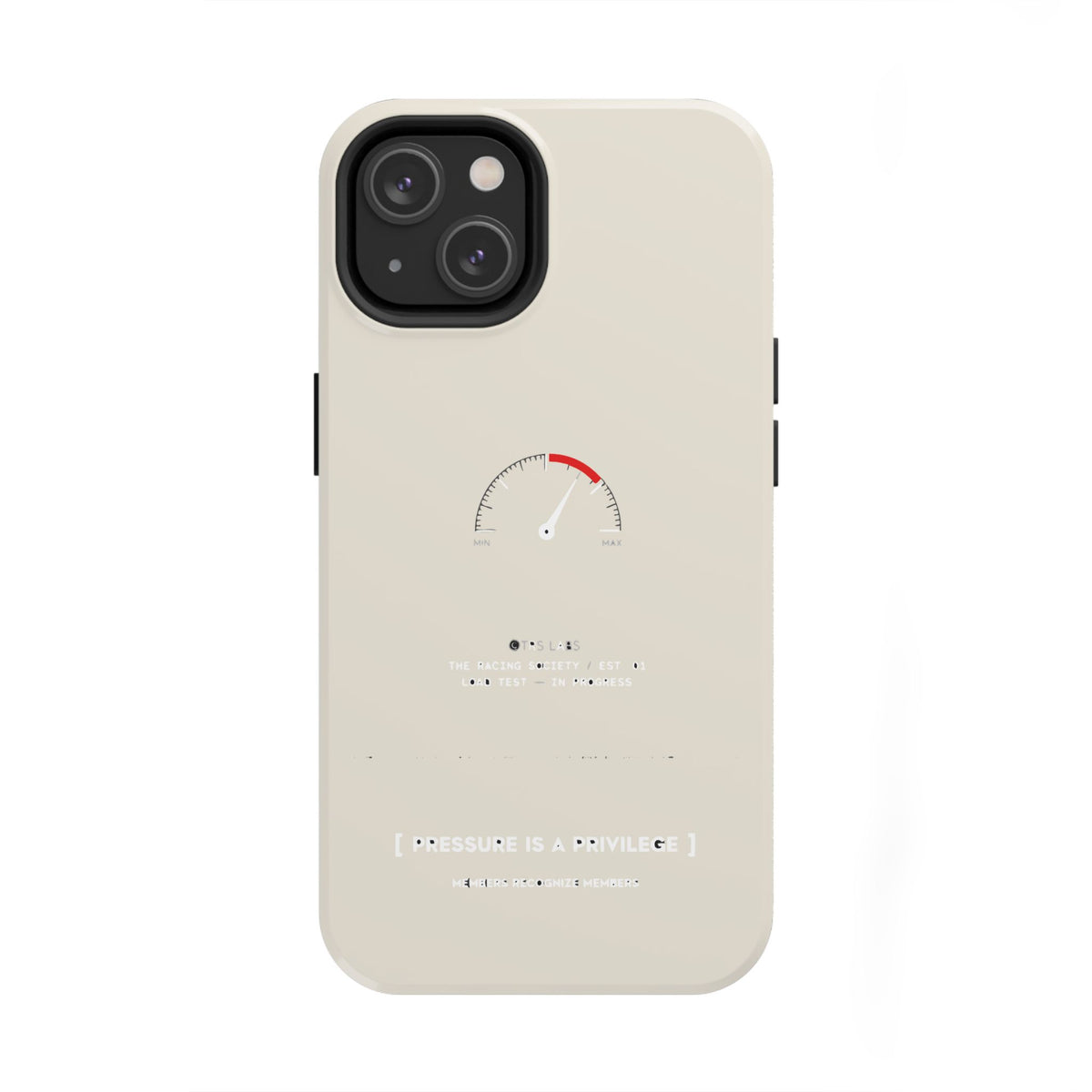 Pressure Is A Privilege — iPhone Tough Case