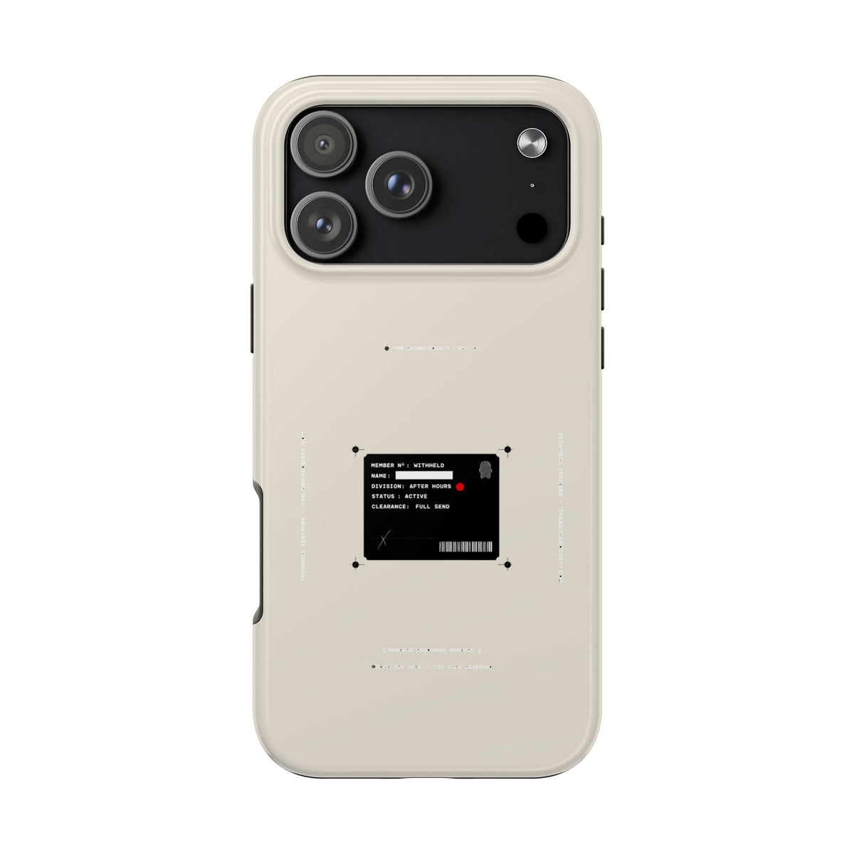 Members Recognize Members — iPhone Tough Case