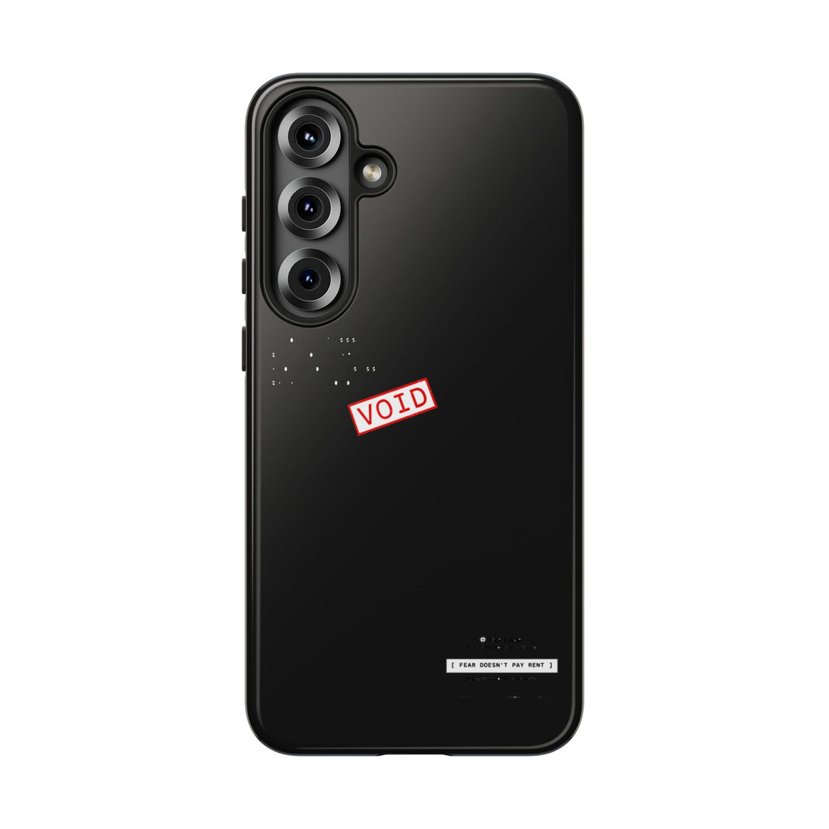 Fear Doesn't Pay Rent — Samsung Galaxy Tough Case