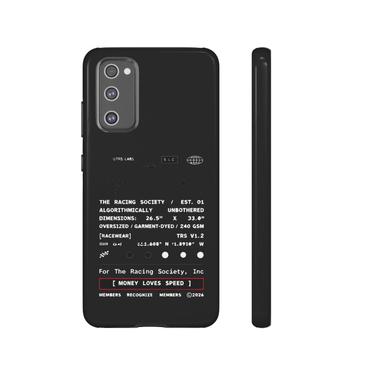 Money Loves Speed Spec — Samsung Galaxy Tough Case