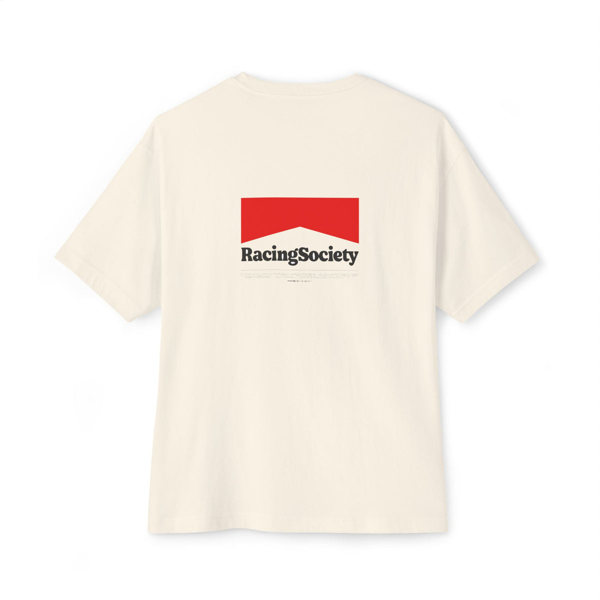 Racing Society Box Logo — Oversized Boxy Tee