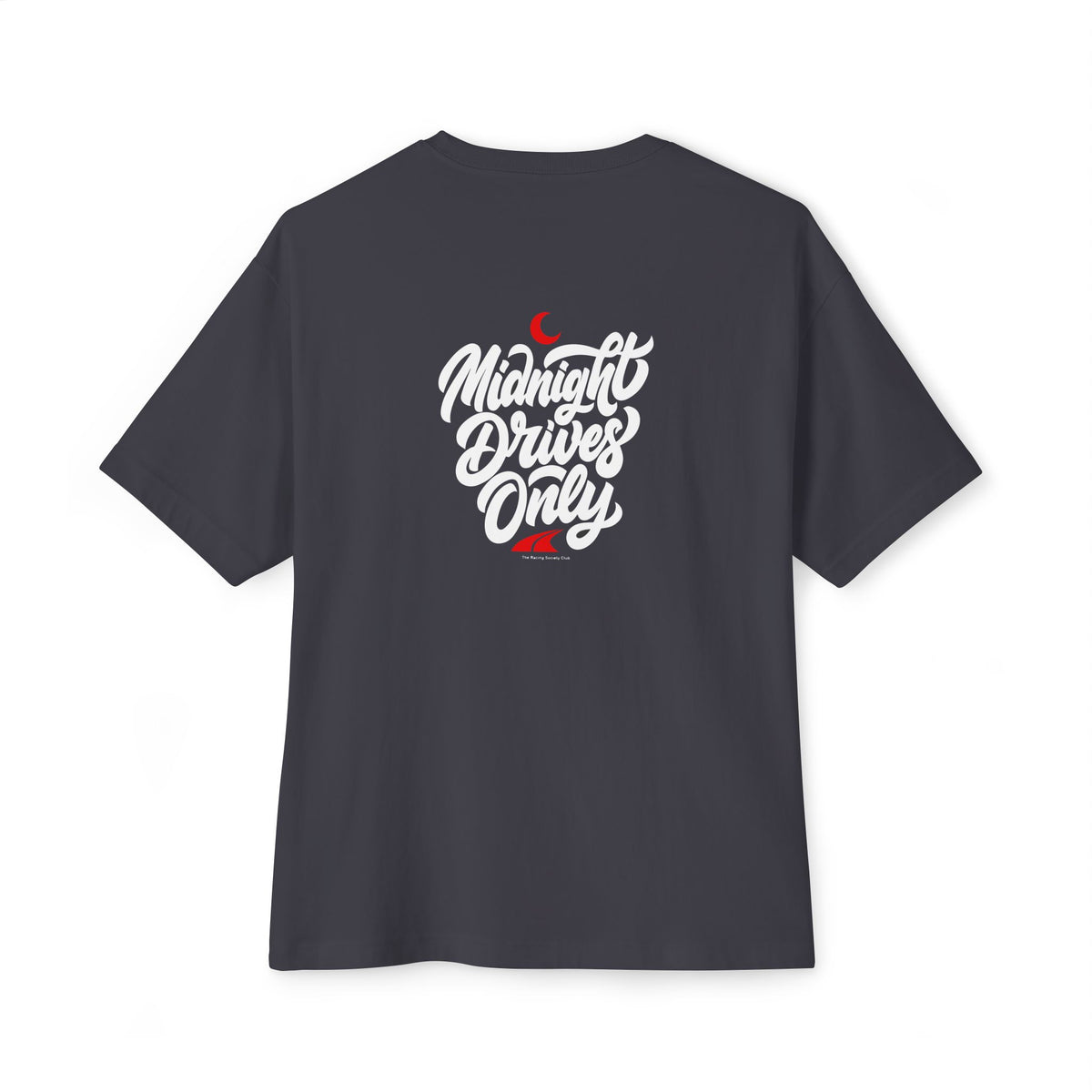 Midnight Drives Only — Oversized Boxy Tee